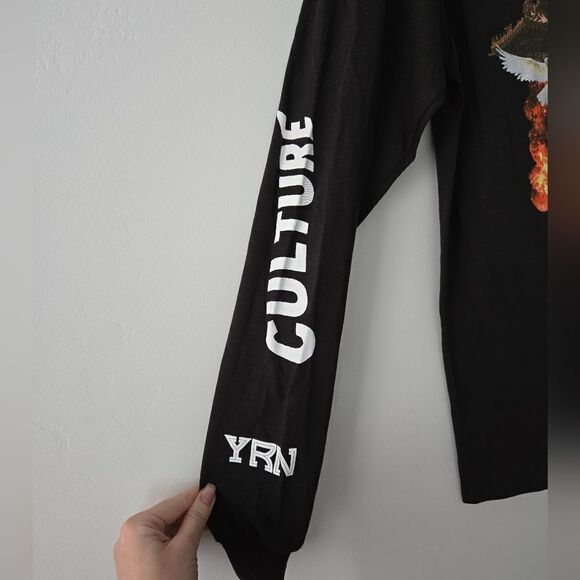 NWT YRN Culture Men's Long Sleeve Graphic Tee - Picture 4 of 5